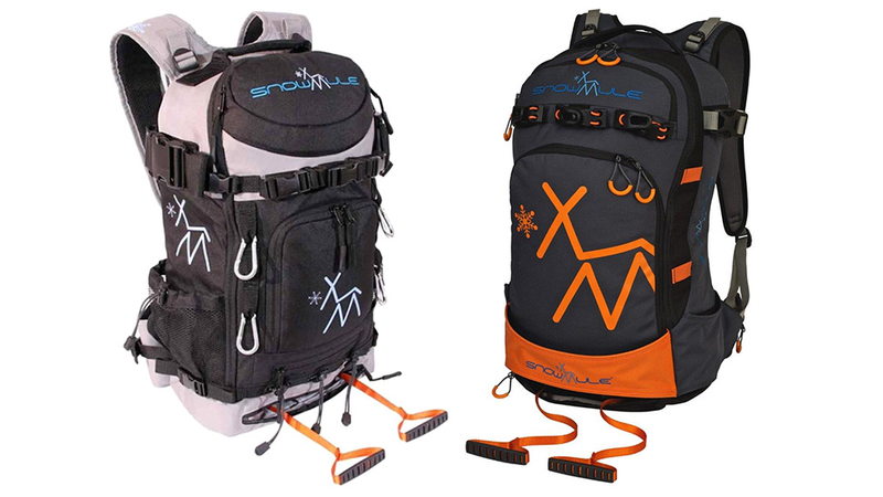 Illustration for article titled This Skiing Backpack Turns Parents Into Sled Dogs